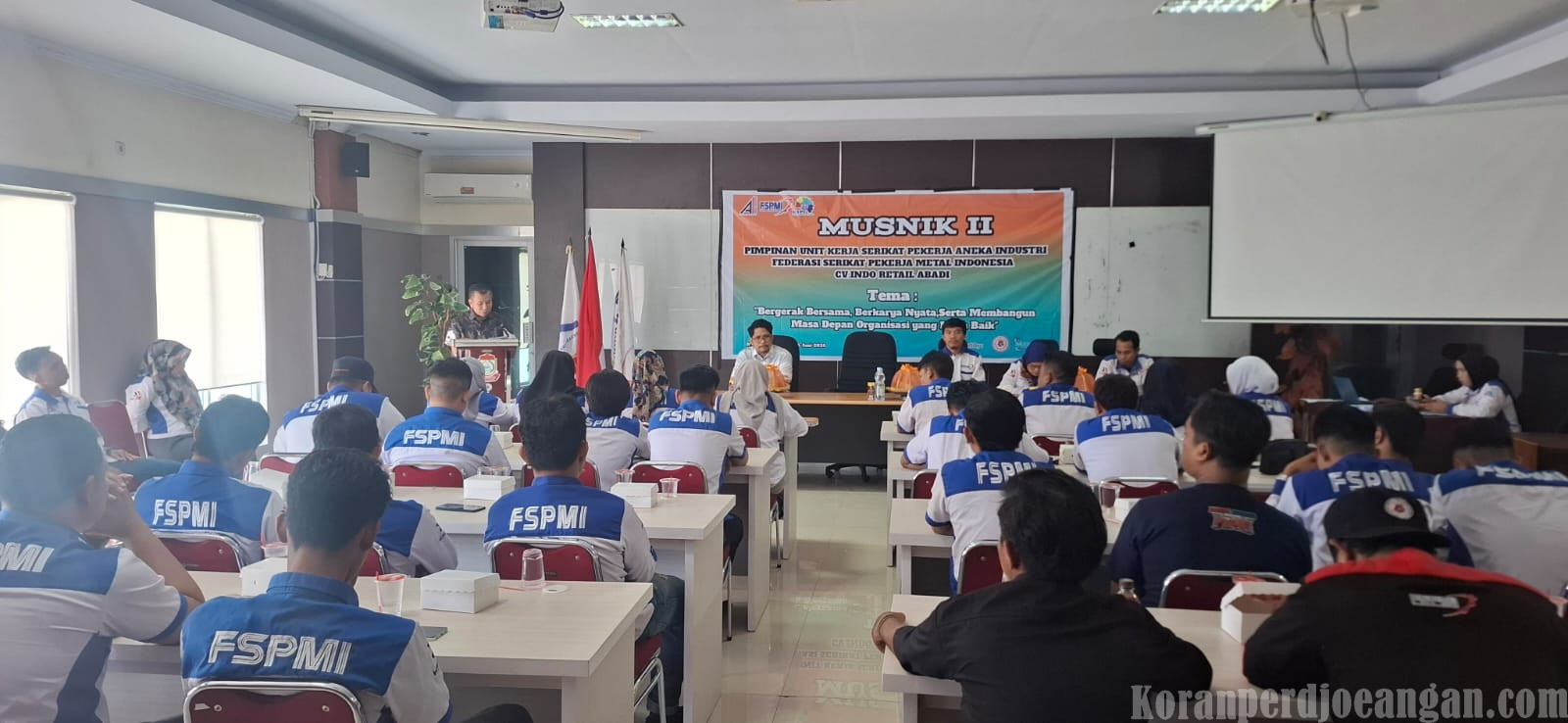 Musnik II Serikat FSPMI Indo Retail Abadi Dibuka Resmi Kadisnaker Makassar