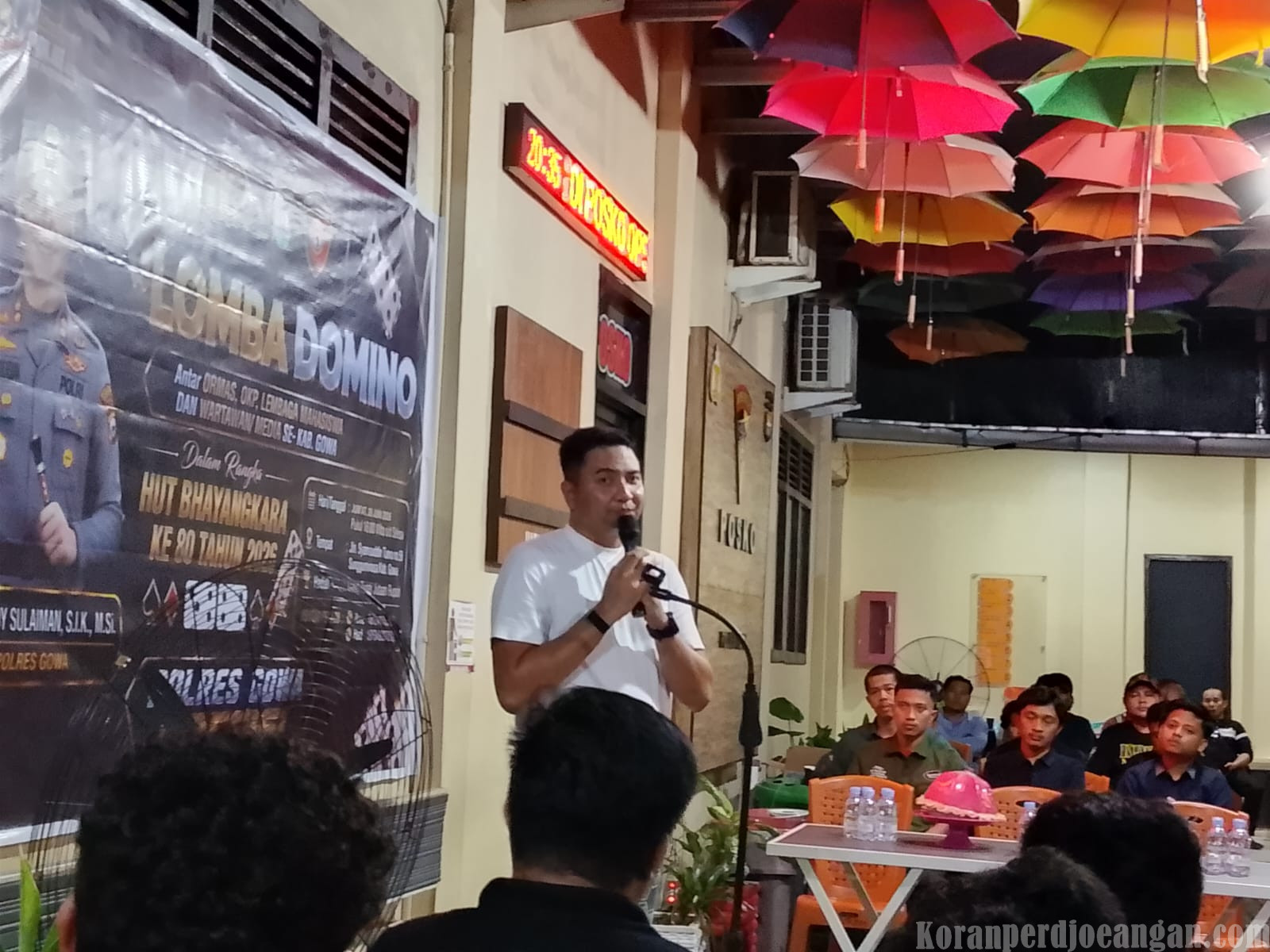 Sinergi Dengan Masyarakat, Polres Gowa Gelar Lomba Domino HUT Bhayangkara Ke-80