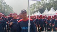 Garda Metal FSPMI Bogor Ikut Berpartisipasi dalam Gladi Bersih HUT Bhayangkara ke-80 di Cikeas