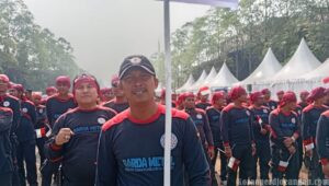 Garda Metal FSPMI Bogor Ikut Berpartisipasi dalam Gladi Bersih HUT Bhayangkara ke-80 di Cikeas