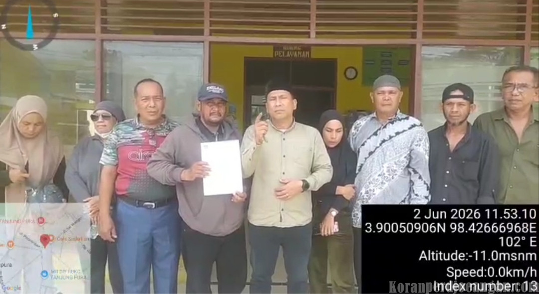 Datangi Kantor Kecamatan, Forum Masyarakat Korban Bencana Banjir Kabupaten Langkat. Kawal Data yang Terdampak