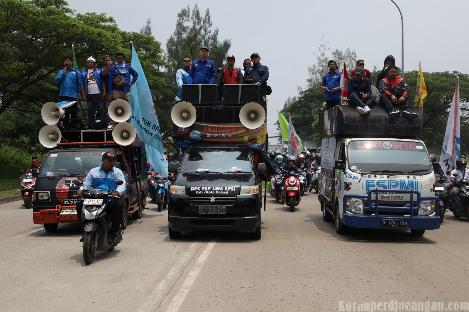 FSPMI Bekasi Serukan Aksi Unjuk Rasa Tolak Mutasi Ilegal & Diskriminasi PUK di PT. Wang Sarimulti Utama
