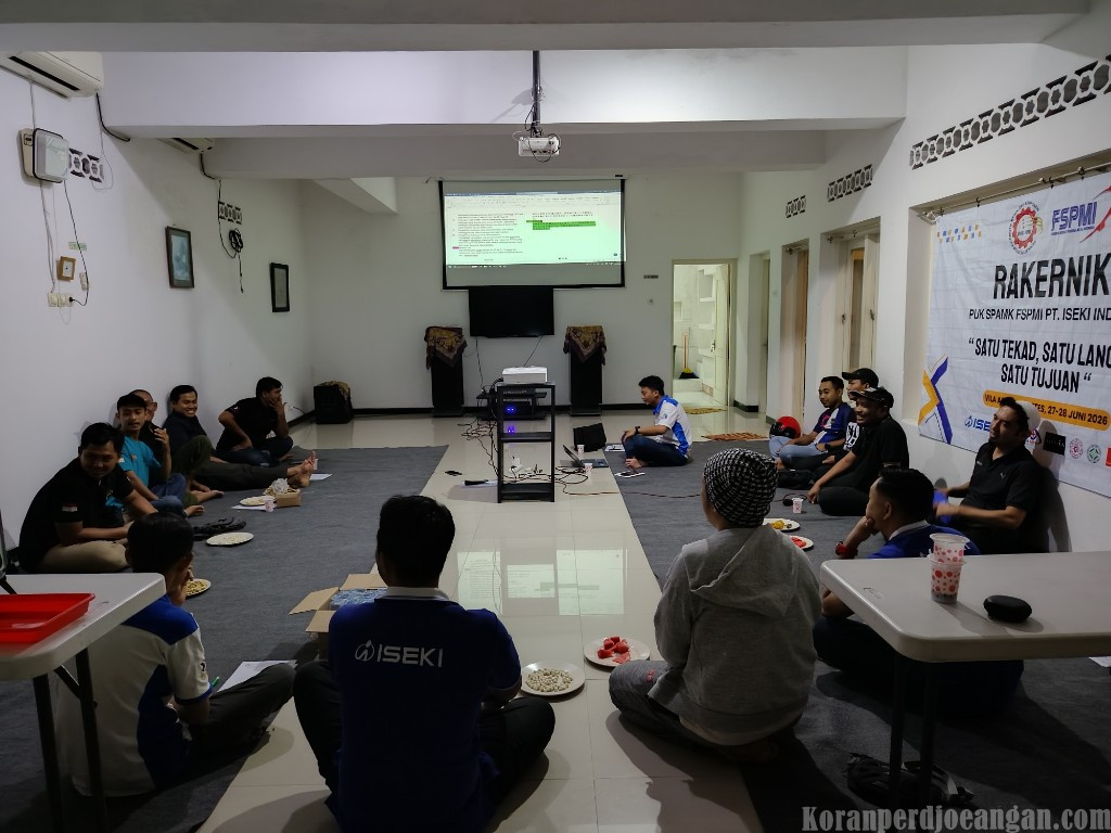 Rakernik I PUK SPAMK FSPMI PT ISEKI Indonesia Bahas Program Kerja dan Penguatan Kesejahteraan Anggota