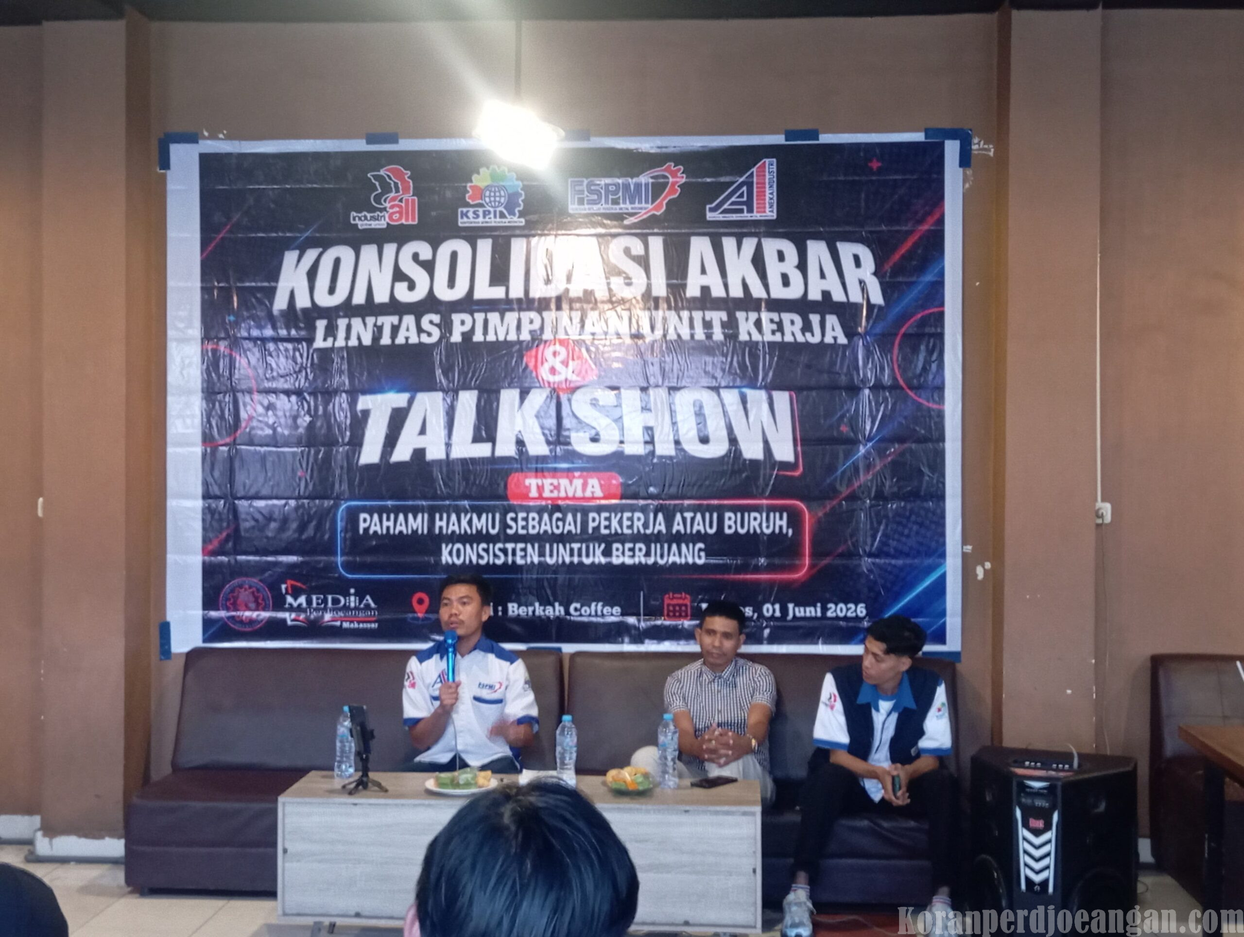 Manfaatkan Libur Nasional, SPAI FSPMI Sulawesi Selatan Gelar  Konsolidasi Akbar Lintas Pimpinan PUK
