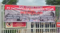 Besok Seribu Buruh Gelar Aksi Solidaritas, Dugaan Union Busting di PT Caterpillar Batam Dibawa ke Ranah Internasional