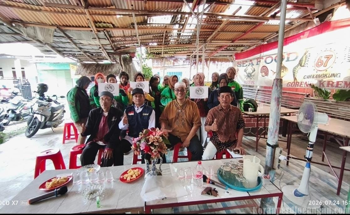 JARETA Depok dan Asosiasi Ojol Tangguh Edukasi Pentingnya Memilih Pemimpin Amanah, Salurkan Bantuan Minyak Goreng