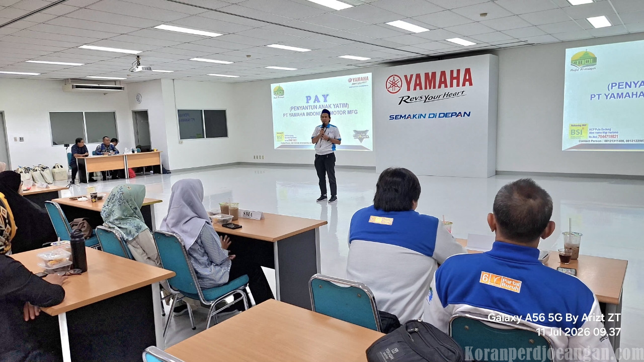 Serikat FSPMI YIMM Salurkan Santunan Anak Yatim, Tegaskan Komitmen Sosial Serikat Pekerja
