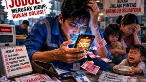 Ketika Judol Menggerogoti Gaji dan Semangat Kerja Buruh, Keluarga Jadi Korban