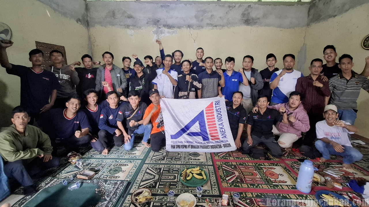 Konsolidasi Akbar Serikat FSPMI PT Dragon Product Indonesia Perkuat Soliditas dan Bahas Sistem Payroll