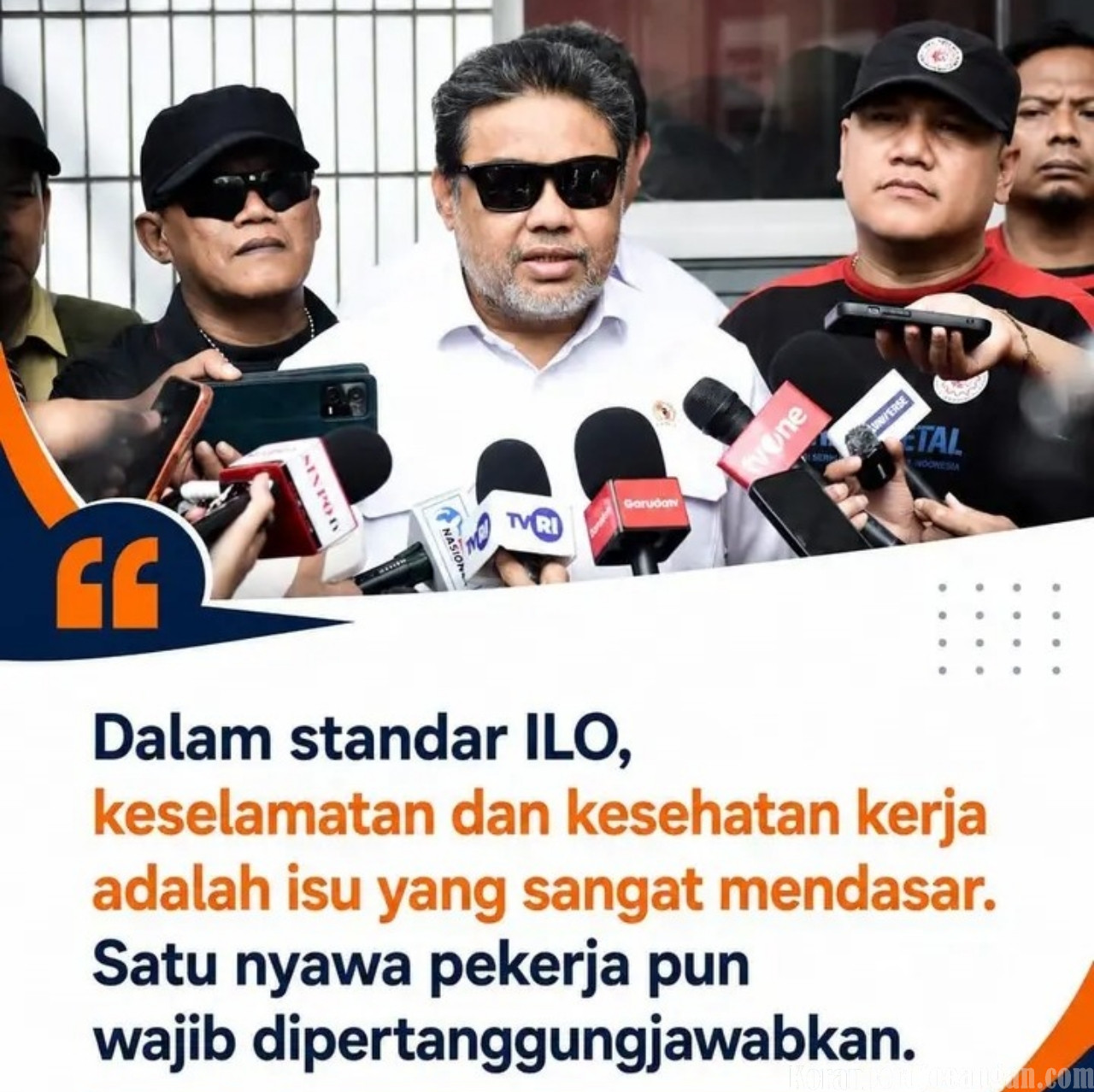 K3 Adalah Hak Fundamental Pekerja: Said Iqbal Tegaskan Satu Nyawa Buruh Wajib Dilindungi