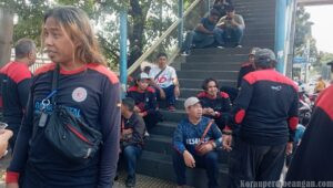 Setia Kawal Persidangan, Panglima Koordinator Nasional Garda Metal FSPMI Hadir di PN Jakarta Timur