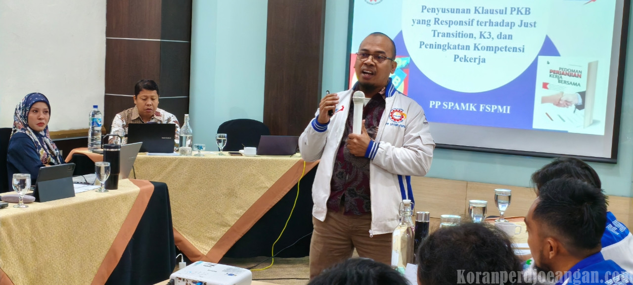 KSPI Bekali Peserta Pelatihan Negosiasi dengan Penyusunan Klausul PKB Berbasis Just Transition