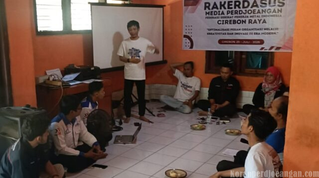 Pimpinan Cabang SPAI FSPMI Cirebon Raya Dorong Media Perdjoeangan Berinovasi Hadapi Perkembangan Zaman