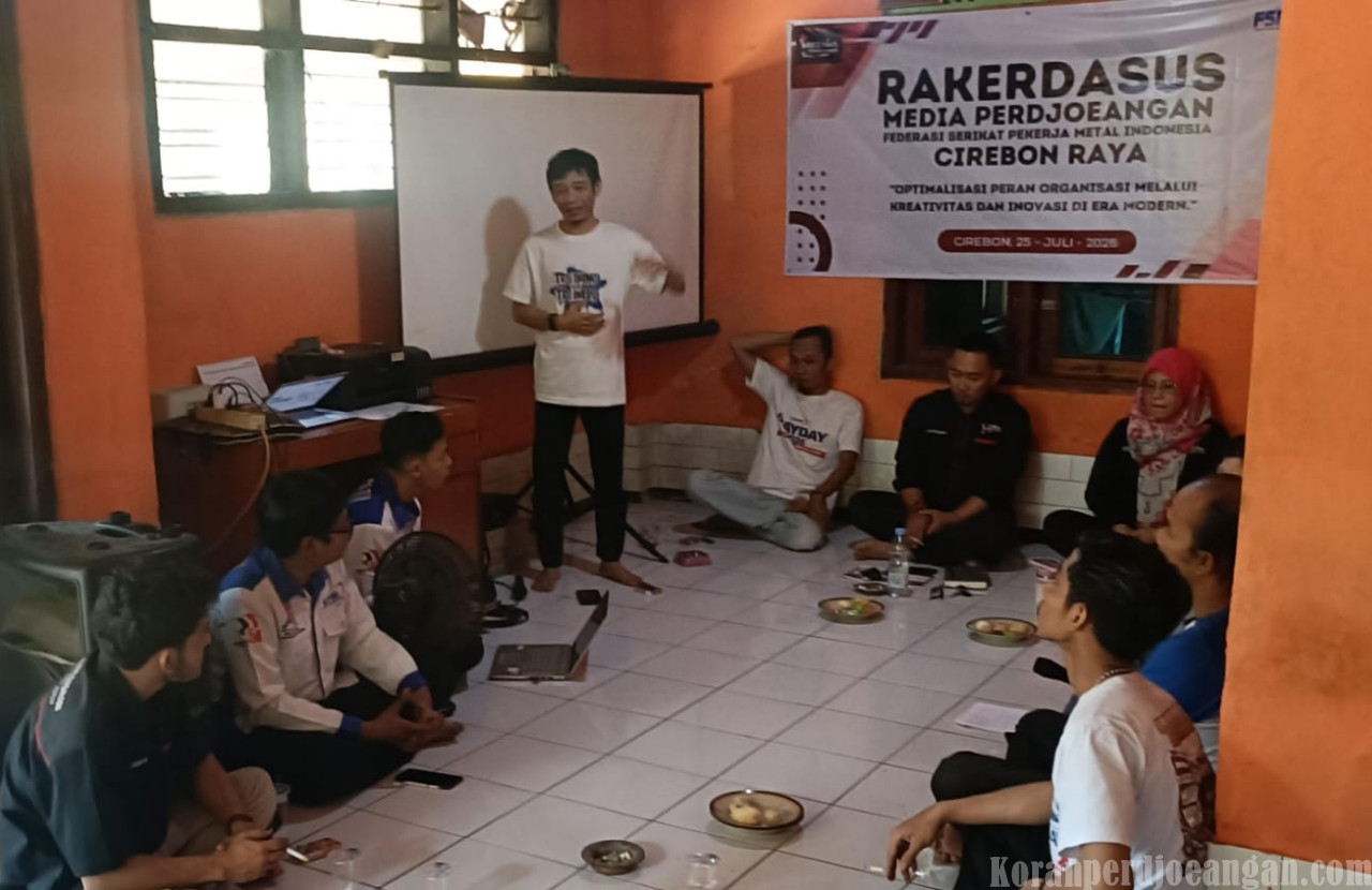 Pimpinan Cabang SPAI FSPMI Cirebon Raya Dorong Media Perdjoeangan Berinovasi Hadapi Perkembangan Zaman