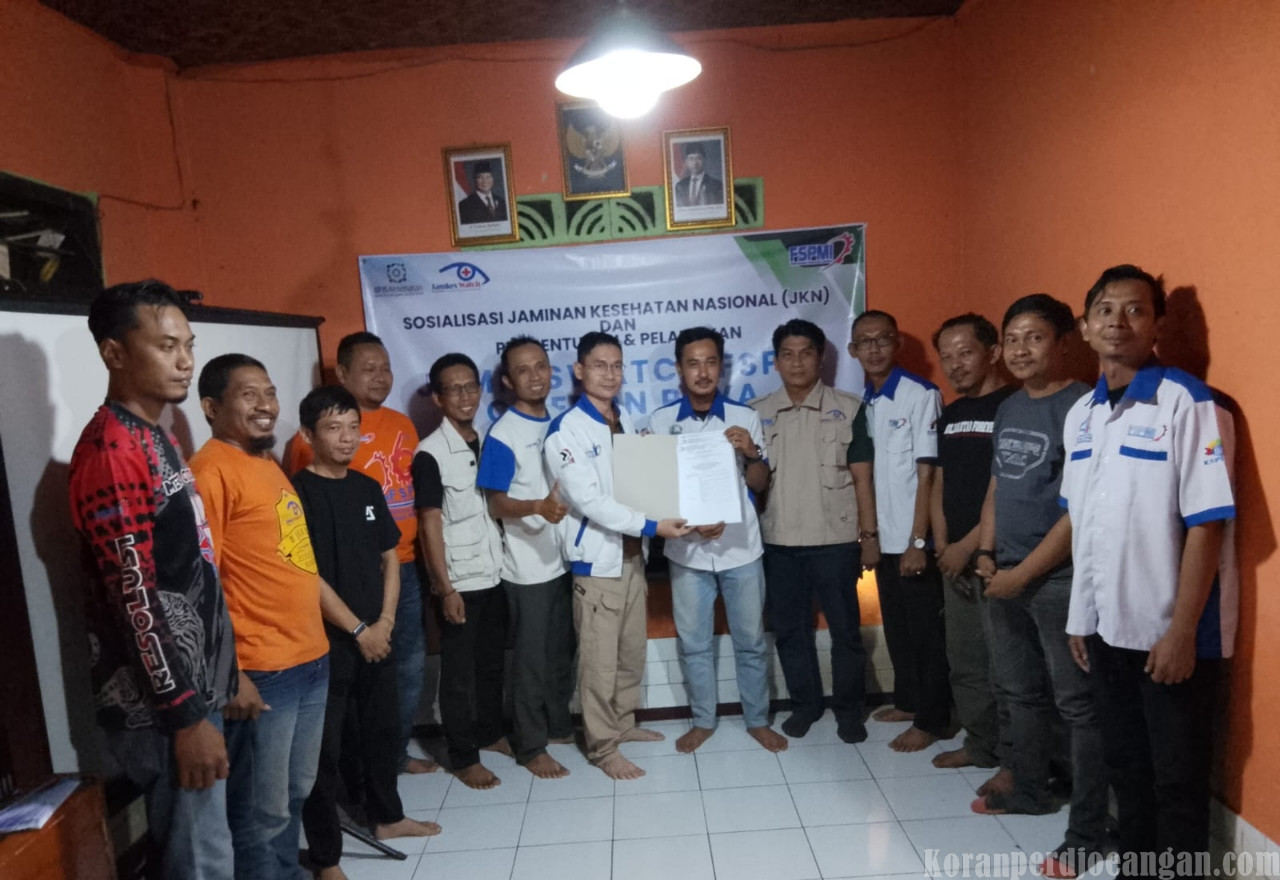 Ketua Serikat FSPMI PT LONG RICH INDONESIA Resmi Pimpin DPD Jamkeswatch FSPMI Cirebon Raya 2026–2031