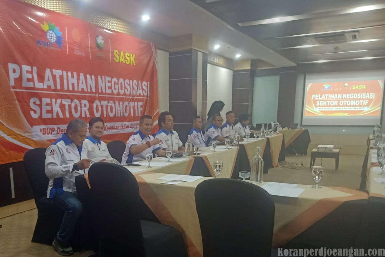 Pengurus PUK SPAMK FSPMI PT NT Indonesia Ikuti Pelatihan Negosiasi PKB