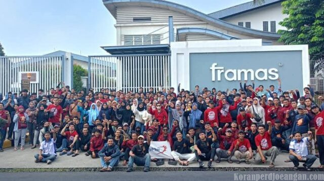 PUK SPAI FSPMI PT. Framas Indonesia Nyatakan Menolak PHK Terhadap 80 Pekerja