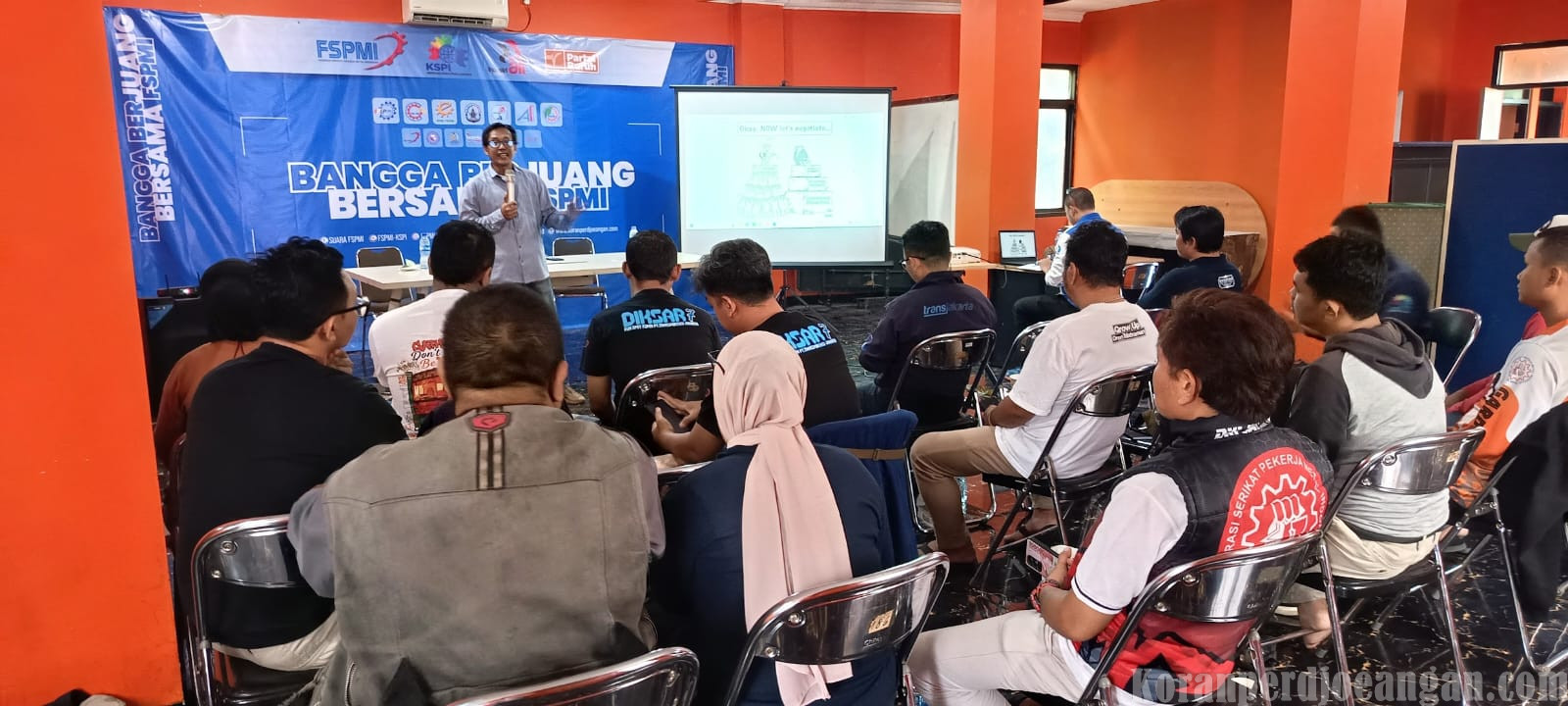 Jelang Musnik, Serikat Pekerja Dirgantara dan Transportasi FSPMI Transjakarta Matangkan Pengurus Lewat Pendidikan Organisasi