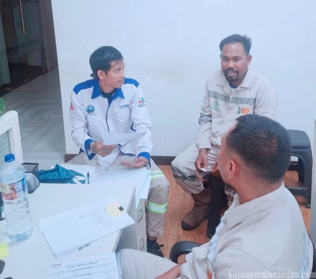 PUK SPLP FSPMI PT IWIP Dampingi Kasus SKD Anggota Yang Ditolak Klinik