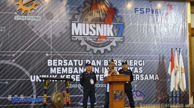 Musnik VII PUK SPEE FSPMI PT Kiyokuni Indonesia : Bersatu dan Bersinergi untuk Kesejahteraan Bersama