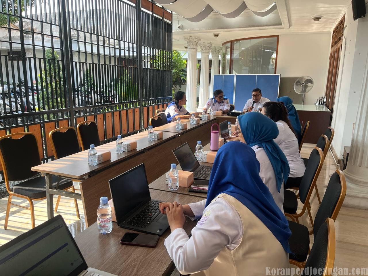 Serikat Pekerja FSPMI Logam Bima Cimahi Beraudiensi dengan BPJS kesehatan Kota Cimahi Bahas Perpres 59 Tahun 2024