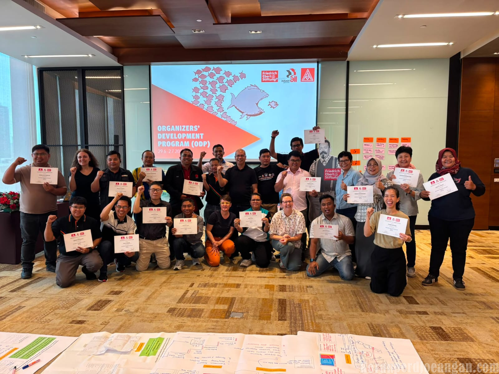 ODP Batch 3 IndustriALL Asia-Pacific Resmi Berakhir, Cetak Organiser Serikat Pekerja yang Lebih Strategis