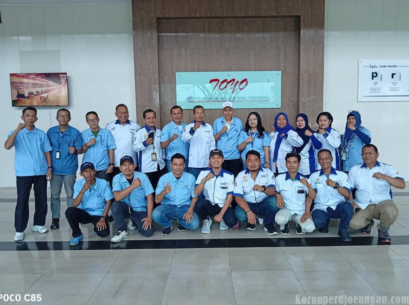 Kunjungan Kerja PC SPEE FSPMI Bekasi ke PT. Toyoplas Manufacturing Indonesia