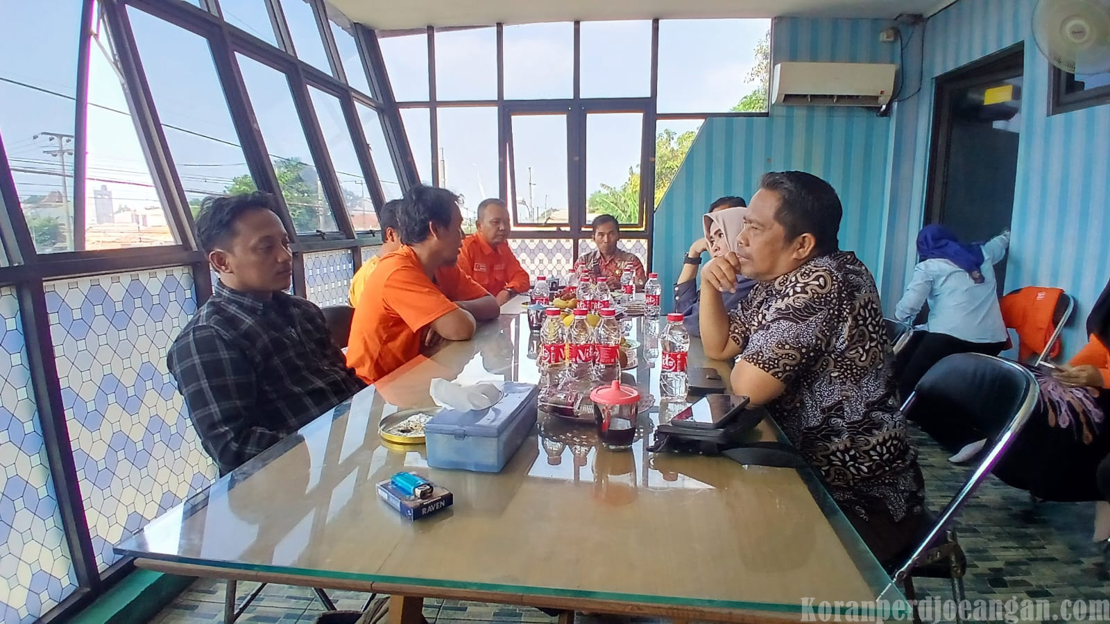 Jaga Kondusifitas, Komunikasi, dan Sinergi Iklim Politik di Kabupaten Bekasi, Kesbangpol Sambangi Kantor Partai Buruh