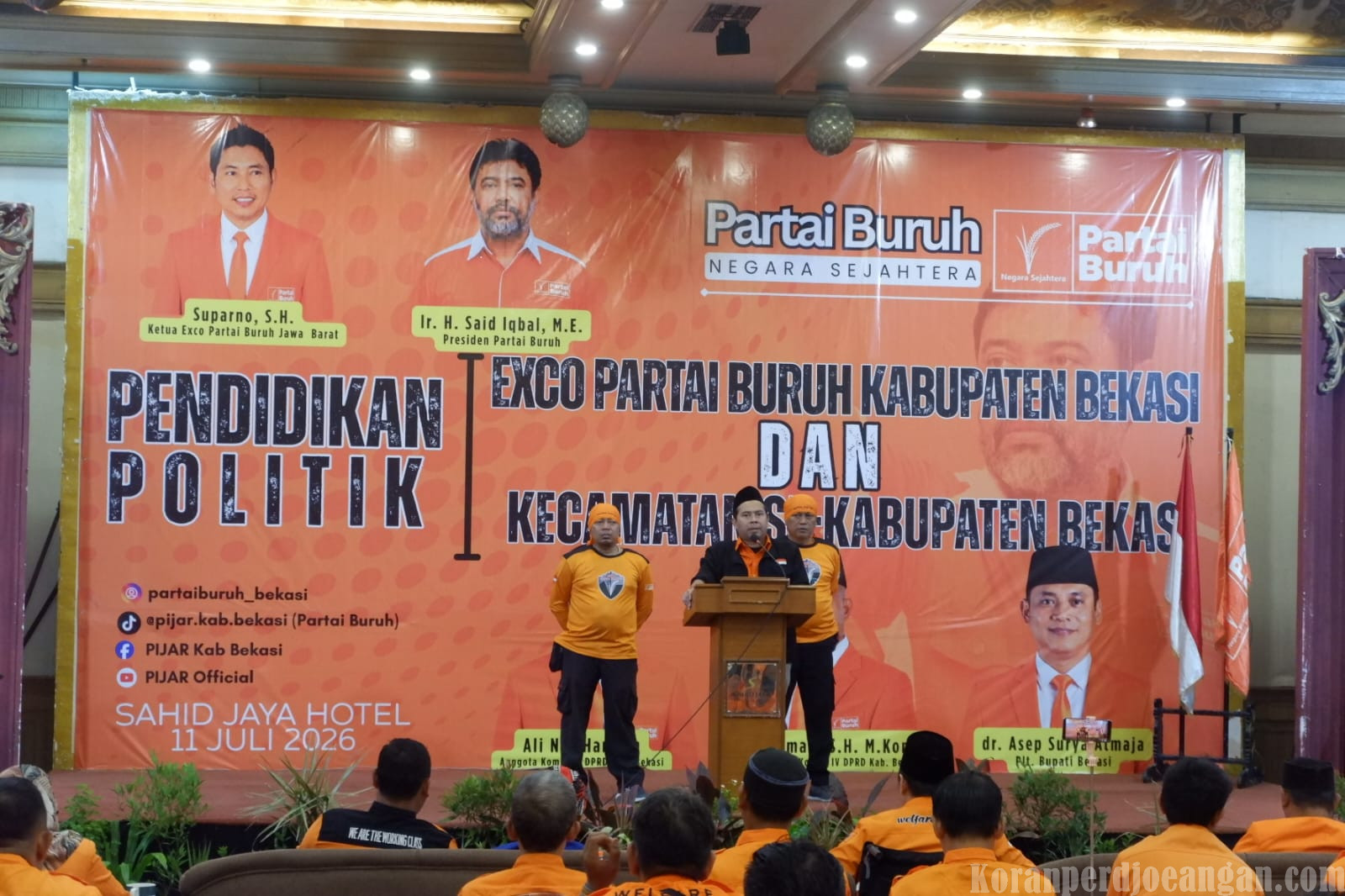 Exco Partai Buruh Kabupaten Bekasi Gelar Seminar Pendidikan Politik