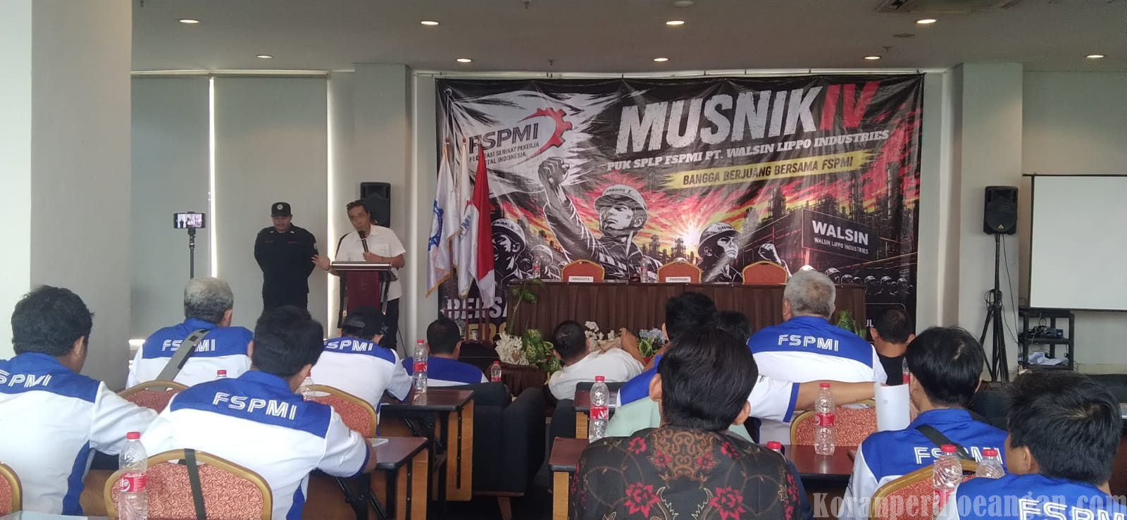 Pesan Pangkorda Garda Metal Bekasi dalam Musnik IV PUK SPLP FSPMI PT Walsin