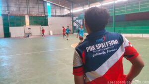 Lewat Futsal, Serikat FSPMI PT Pou Yuen Indonesia Perkuat Silaturahmi dan Jiwa Solidaritas