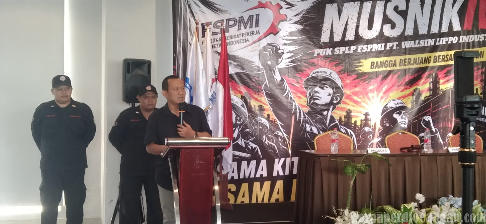 Pesan Tegas Ketua PC SPLP FSPMI Bekasi : Jaga Solidaritas, Perjuangan ke Depan Makin Berat