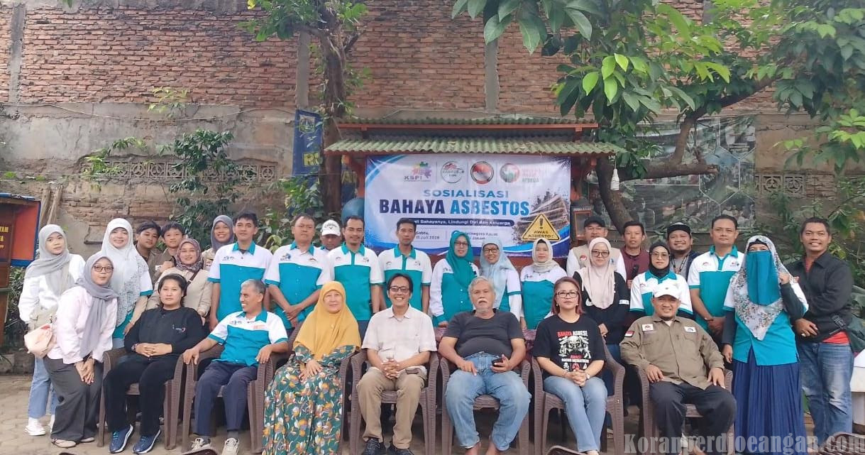 Dari Rumah Kaum Jayakarta, FPTHSI dan FSP FARKES KSPI Gaungkan Gerakan Waspada Bahaya Asbes