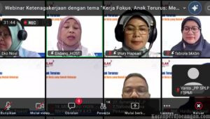 Kemnaker RI Gelar Webinar Dengan Tema Kerja Fokus Anak Terurus, Wujudkan Tempat Kerja Ramah Keluarga