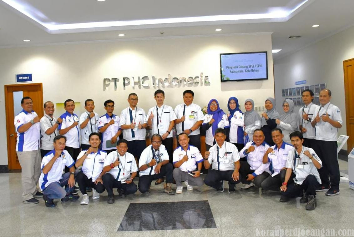 Jaga Komunikasi Hubungan Industrial, PC SPEE FSPMI Bekasi Kunjungi PT. PHC Indonesia