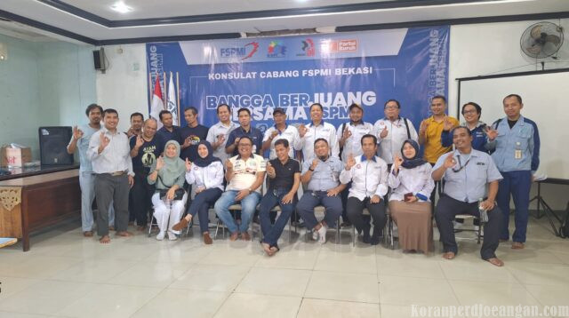 Bahas Beberapa Program, PP SPAMK FSPMI Lakukan Kunjungan Kerja ke Pimpinan Cabang Bekasi