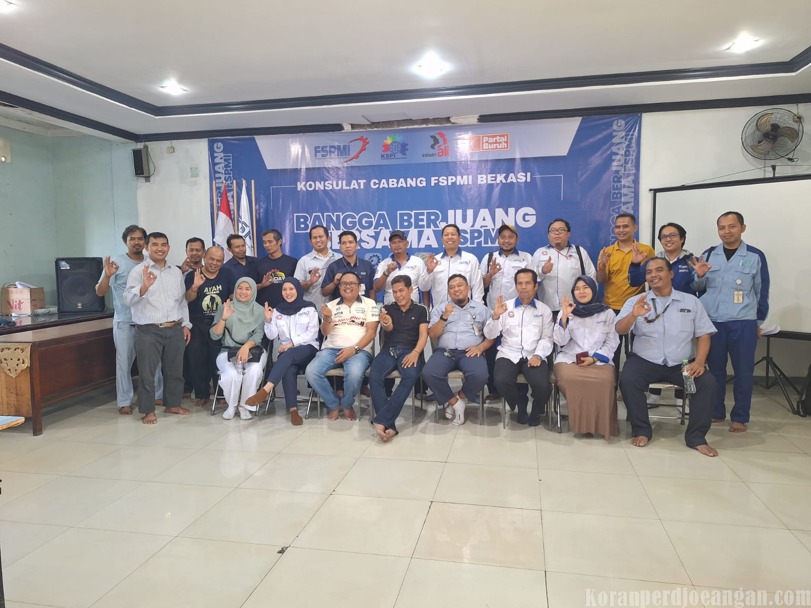 Bahas Beberapa Program, PP SPAMK FSPMI Lakukan Kunjungan Kerja ke Pimpinan Cabang Bekasi