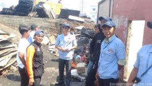 PUK SPEE FSPMI PT. Toyoplas Manufacturing Indonesia Tunjukan Solidaritas kepada  Anggota Korban Kebakaran