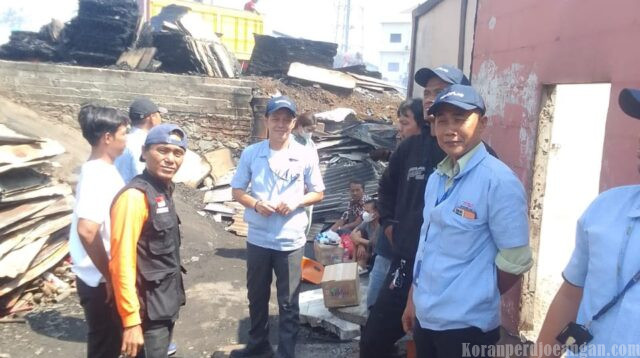 PUK SPEE FSPMI PT. Toyoplas Manufacturing Indonesia Tunjukan Solidaritas kepada  Anggota Korban Kebakaran