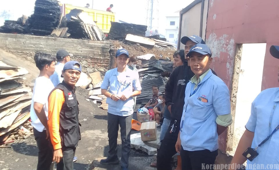 PUK SPEE FSPMI PT. Toyoplas Manufacturing Indonesia Tunjukan Solidaritas kepada  Anggota Korban Kebakaran