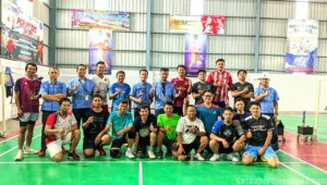 Dua Serikat Pekerja FSPMI Gelar Laga Persahabatan Badminton dan Voli