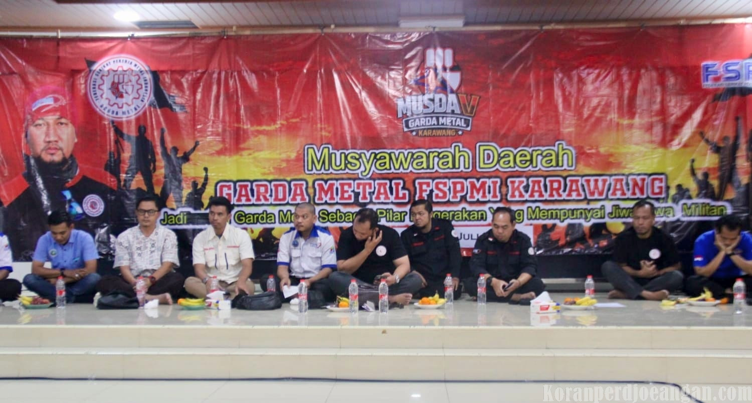 Musda V Garda Metal Karawang Teguhkan Militansi Kader, Siapkan Kepemimpinan Baru untuk Perkuat Perjuangan Buruh