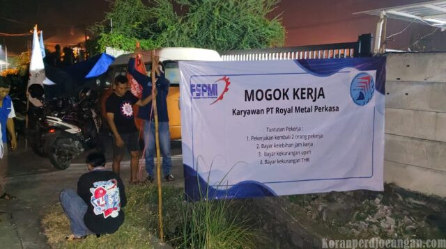 Mogok Kerja Pekerja Outsourcing Sektor Migas Desak PT Indojaya Raya Sejahtera dan PT Royal Metal Perkasa Penuhi Hak Normatif