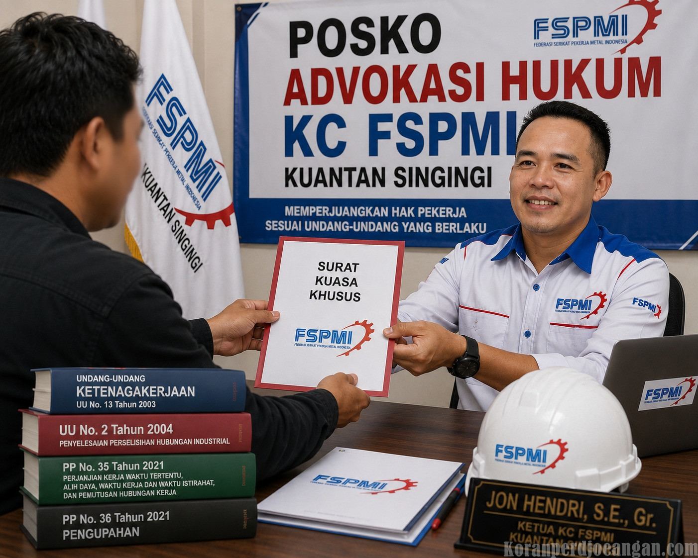 Dipercaya Pekerja, KC FSPMI Kuantan Singingi Terima Kuasa Khusus Perjuangkan Hak Normatif Karyawan SPBU