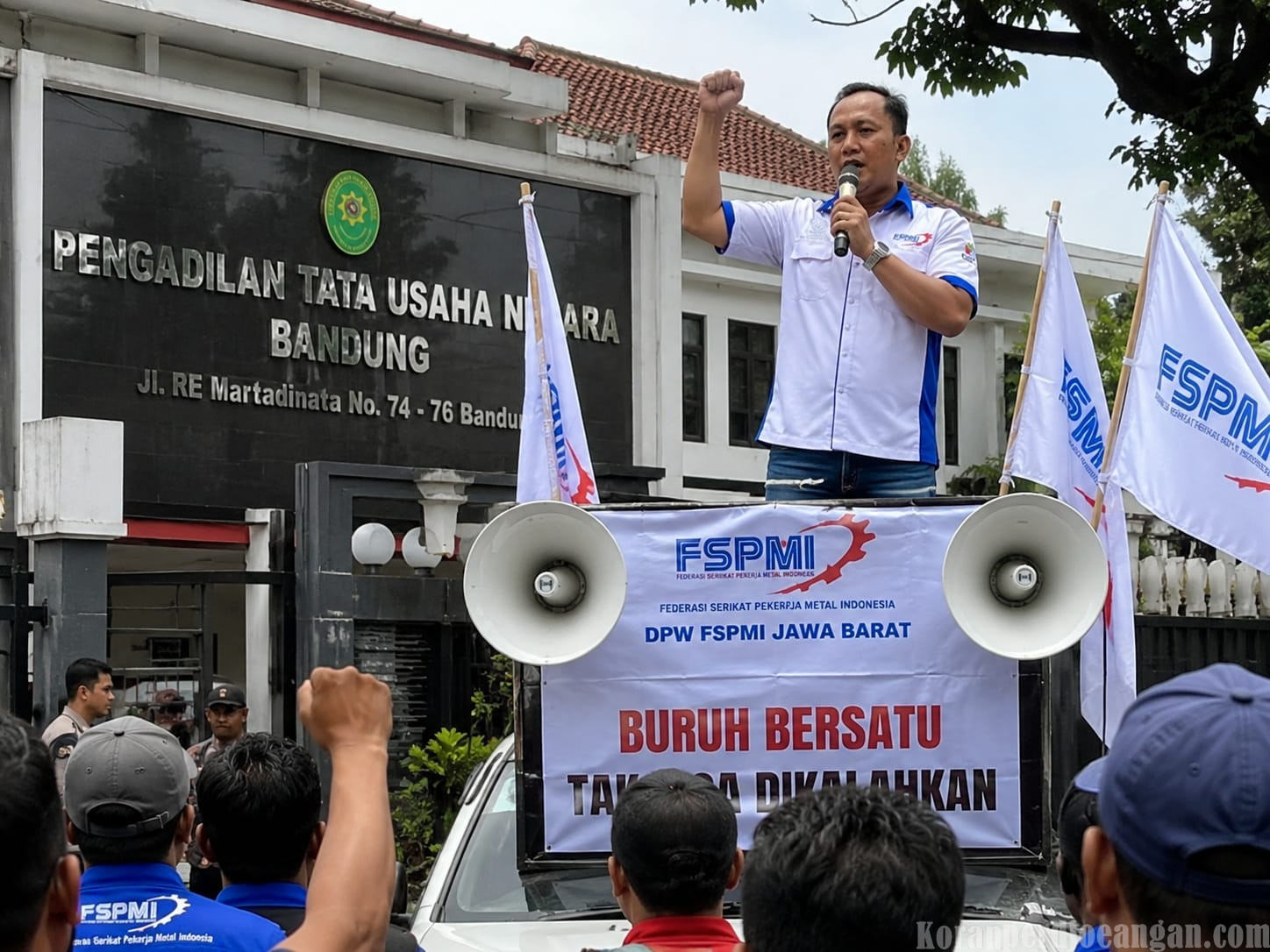 Alhamdulillah! Buruh Jawa Barat Menang di PTUN Bandung, FSPMI Siap Kawal Putusan Hingga Tuntas