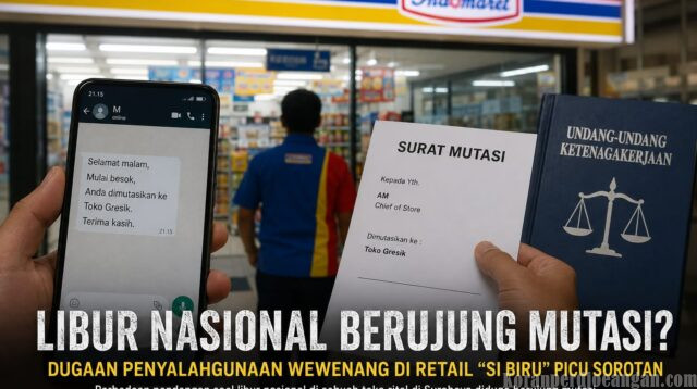 Libur Nasional Berujung Mutasi? Dugaan Penyalahgunaan Wewenang di Jaringan Ritel “Si Biru” Picu Sorotan