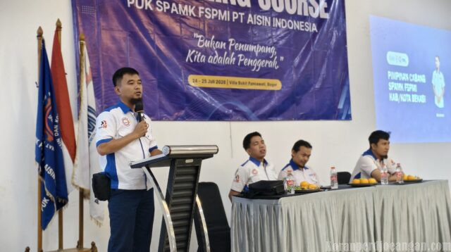 Pendidikan Lanjutan dan Refreshing Course PUK SPAMK FSPMI PT Aisin Indonesia : Bukan Penumpang, Kita adalah Penggerak