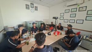 Langkah Awal Kepengurusan Baru, PUK SPAMK FSPMI PT TVS MCI Gelar Ratin Perdana di Rumah Juang