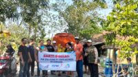 Serikat Pekerja SPAI FSPMI PT Uniplastindo Interbuana Gelar Bakti Sosial Salurkan Air Bersih di Bojongmangu