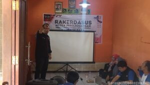 Koordinator Liputan Nasional Media Perdjoeangan Dalam Rakerdasus Tegaskan Media Harus Beradaptasi dan Memahami Posisi sebagai Pilar Organisasi